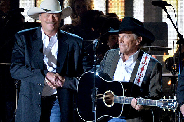 Alan Jackson and George Strait Honor Jones at CMA Awards