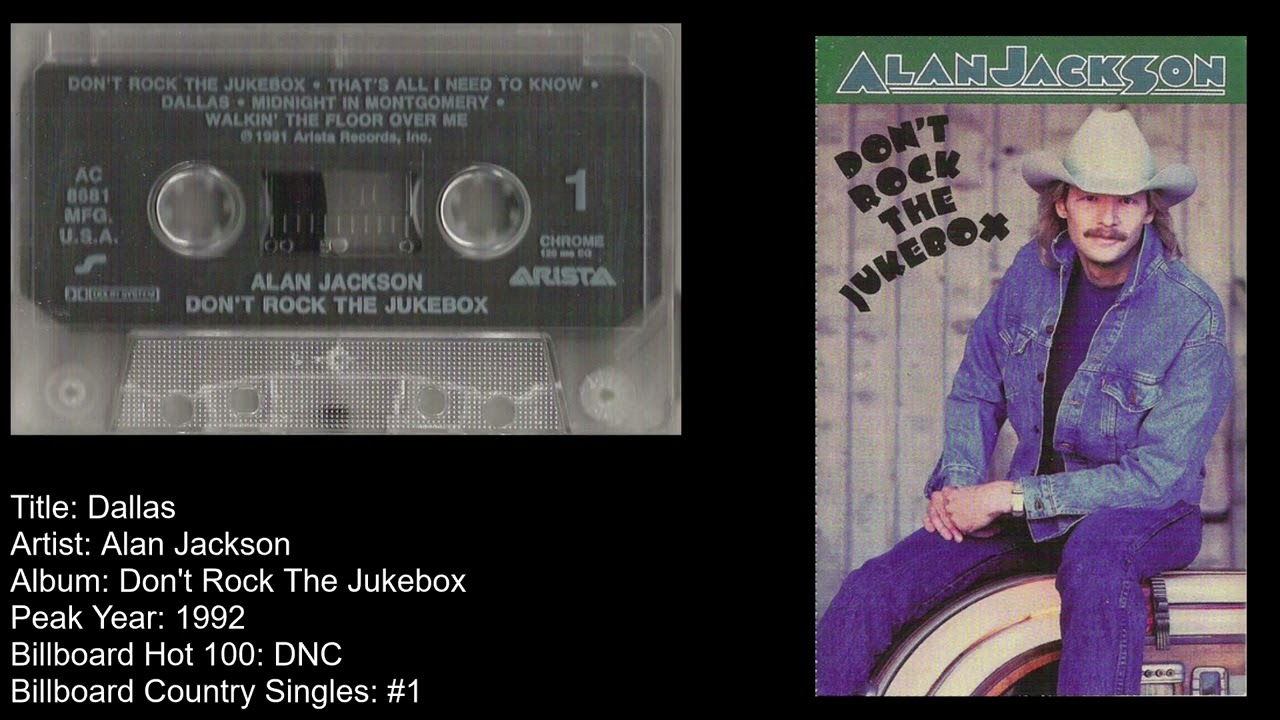 Alan Jackson -Dallas - YouTube