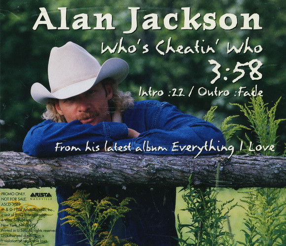 Alan Jackson – Who's Cheatin' Who – Cassette (Single), 1997 [r26040376] | Discogs