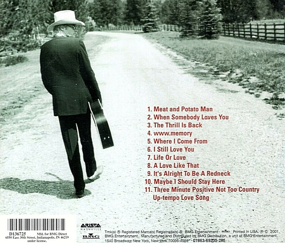 Alan Jackson: When Somebody Loves You .. (CD, Nov-2000, Arista) .. SEALED  78636933528 | eBay